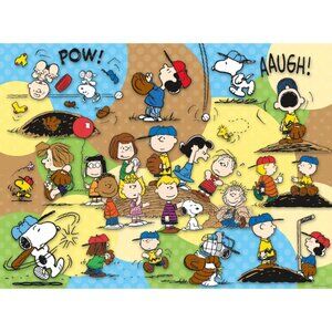AQUARIUS Peanuts Baseball Puzzle 500 Piece